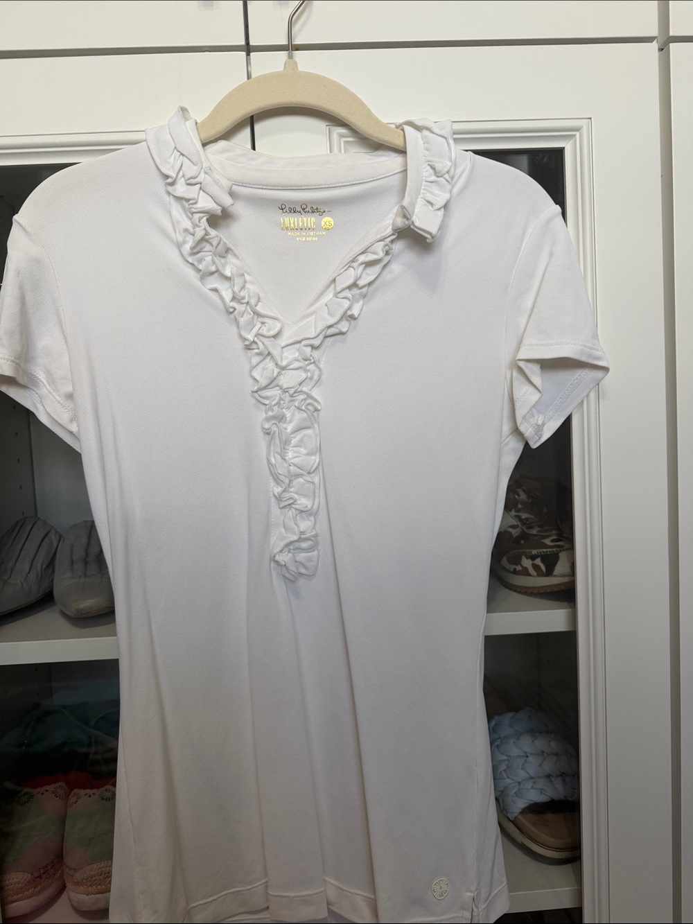 Lily ruffle top luxletic